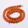 Natural Red Aventurine Bead Strands G-P257-03-6mm-2