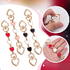 4Pcs 4 Colors Alloy Enamel Purse Strap Extenders FIND-BBC0002-46B-6