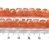 Natural Quartz Imitation Orange Aventurine Beads Strands G-C179-B16-01-5