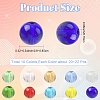 218Pcs 10 Colors Transparent Glass Beads GLAA-YW0005-12-2