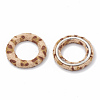 Cloth Fabric Covered Linking Rings X-WOVE-N009-06D-2