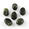Oval Imitation Gemstone Acrylic Beads OACR-R052-07-1
