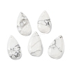 Natural Howlite Faceted Pendants G-D082-01A-1