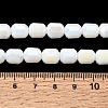Electroplate Column Glass Beads Strands EGLA-A043-02-M-5