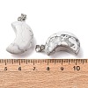 Natural Howlite Pendants G-F820-02J-01-2