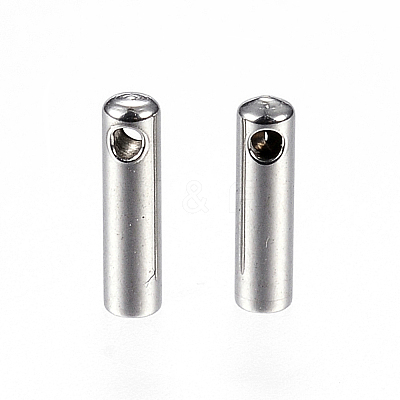 Non-Tarnish 304 Stainless Steel Cord Ends X-STAS-D448-119P-1