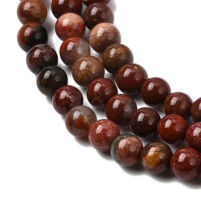 Natural Agate Bead Strands G-K146-55-3mm-1