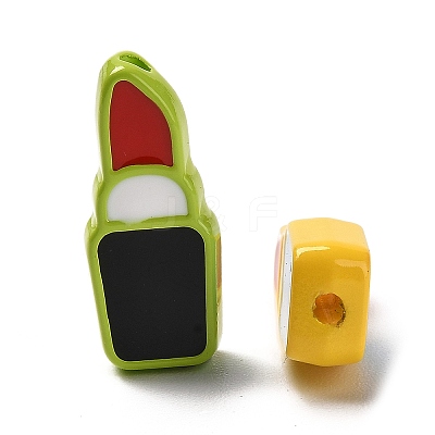 Baking Paint Acrylic Beads MACR-M036-10-1
