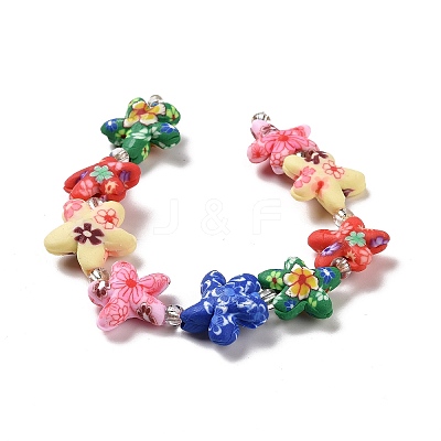 Handmade Polymer Clay Beads Strands CLAY-G110-02-1