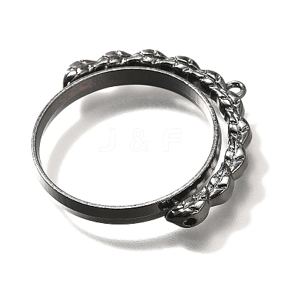 Alloy Open Back Bezel Pendants PALLOY-I223-12B-1