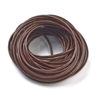 (Defective Closeout Sale: Leaterh Peeling) Cowhide Leather Cord WL-XCP0001-17-1