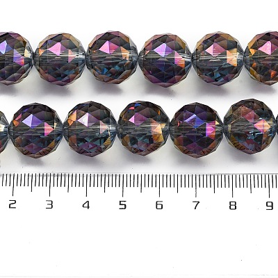 Electroplate Glass Bead Strands EGLA-J140-FR01-16mm-1