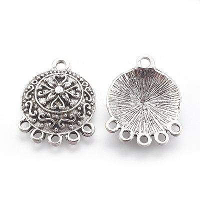 Tibetan Style Alloy Chandelier Components PALLOY-F213-02AS-1