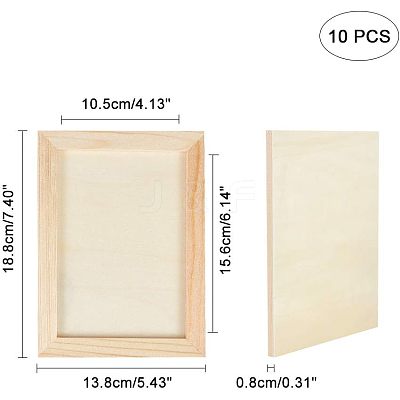 Wooden Painting Frames LS-TOOL-WH0118-18-1