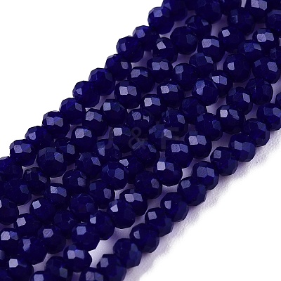 Glass Beads Strands EGLA-T021-01B-1