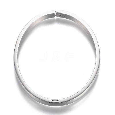 Tarnish Resistant 304 Stainless Steel Bangles STAS-I166-36B-1