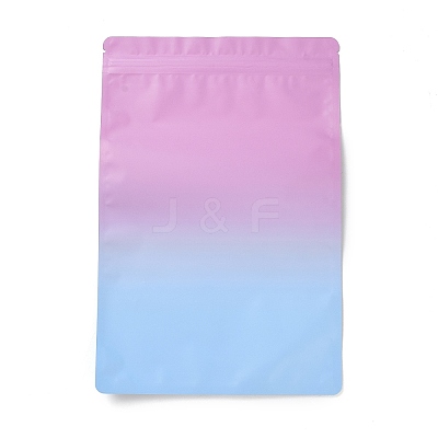 Two Tone Rectangle Plastic Zip Top Gift Bags OPP-B006-01B-02-1