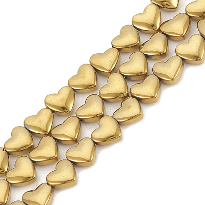 Electroplate Non-magnetic Synthetic Hematite Beads Strands G-T061-101F-1