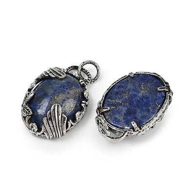Dyed Natural Lapis Lazuli Pendants G-Z101-02AS-09-1