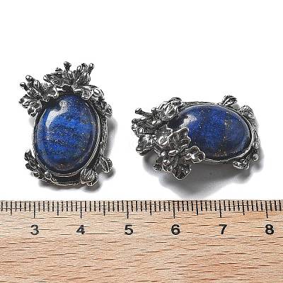 Dyed Natural Lapis Lazuli Pendants G-H083-01AS-04-1
