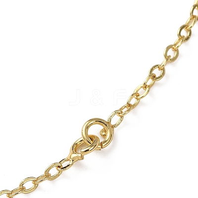 1.5MM Brass Cable Chain Necklace Making NJEW-A071-14G-1