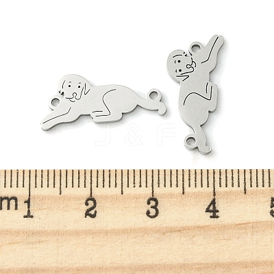 Non-Tarnish 201 Stainless Steel Connector Charms STAS-U003-06P-1