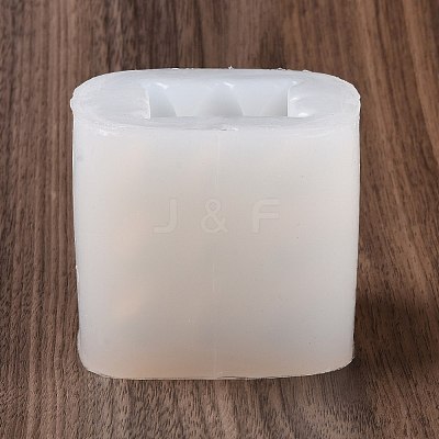Heart-shaped Bubble Cube Candle Food Grade Silicone Molds DIY-D071-01-1