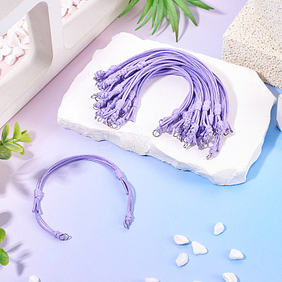 20Pcs Adjustable Korean Waxed Polyester Cord Bracelet Making BJEW-TAC0051-11-1