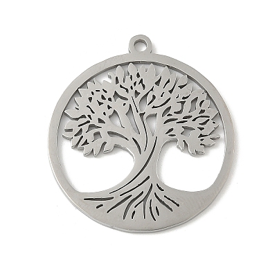 304 Stainless Steel Pendants STAS-V016-11P-1