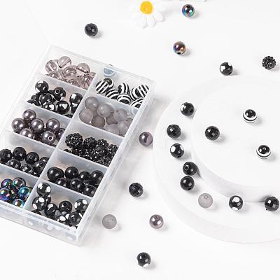 160Pcs 10 Style Opaque & Transparent SACR-LS0001-02A-1