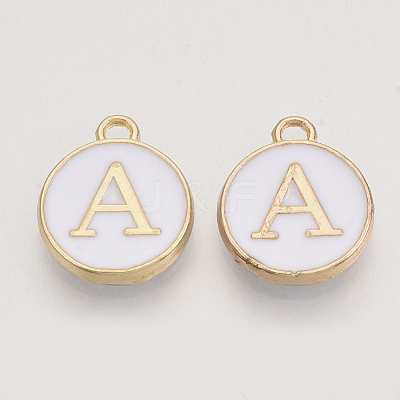 Golden Plated Alloy Charms X-ENAM-S118-01A-1
