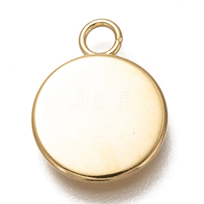 304 Stainless Steel Pendant Cabochon Settings X-STAS-Z030-01I-G-1