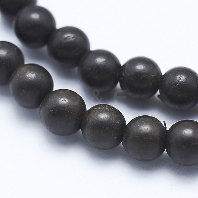 Natural Wood Beads Strands X-WOOD-P011-03-10mm-1