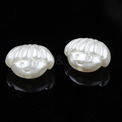 ABS Plastic Imitation Pearl Beads KY-S163-444-1