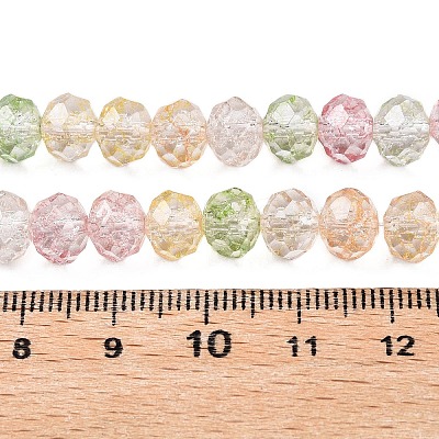 Transparent Glass Beads Strands GLAA-T023-6mm-A14-1