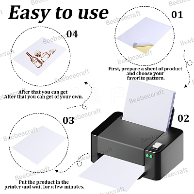 Self-Adhesive Sticker Paper AJEW-WH20064-09A-1