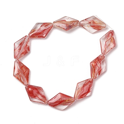 Transparent Handmade Lampwork Beads LA-CBAF0C8-02A-1