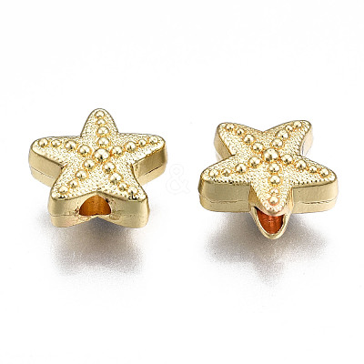 Rack Plating Alloy Beads PALLOY-T077-140LG-RS-1