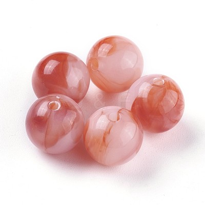 Acrylic Imitation Jade Beads MACR-E025-25-10mm-1