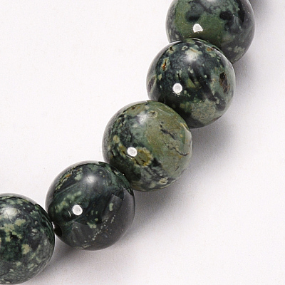 Natural Kambaba Jasper Beaded Stretch Bracelets BJEW-Q692-61-8mm-1