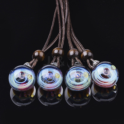 Handmade Lampwork Pendants LAMP-S190-01A-1