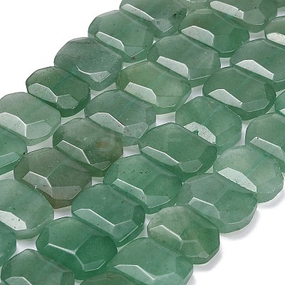 Natural Green Aventurine Beads Strands G-C285-A07-01-1
