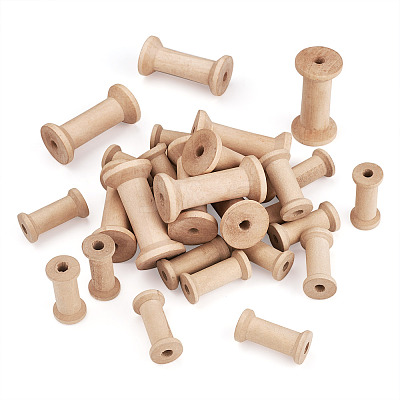 Solid Wood Sewing Embroidery Thread Spool ODIS-TA0001-03-1