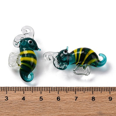 Handmade Lampwork Pendants LAMP-S068-08E-1