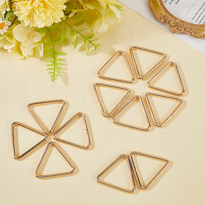 16Pcs Triangle Iron Linking Rings IFIN-CL0001-07KCG-1