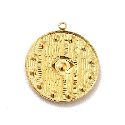 Ion Plating(IP) 304 Stainless Steel Pendants Rhinestone Setting STAS-I197-022G-1