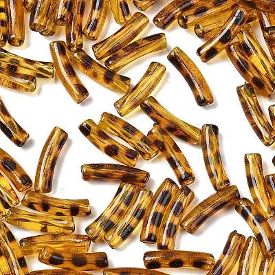 Transparent Acrylic Tube Beads OACR-ZX005-41-1