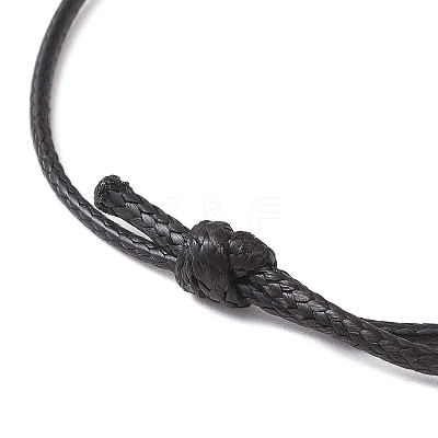 Adjustable Waxed Polyester Cord Bracelet Making AJEW-JB01312-02-1