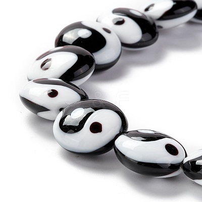 Handmade Lampwork Beads Strands LAMP-D015-10-1