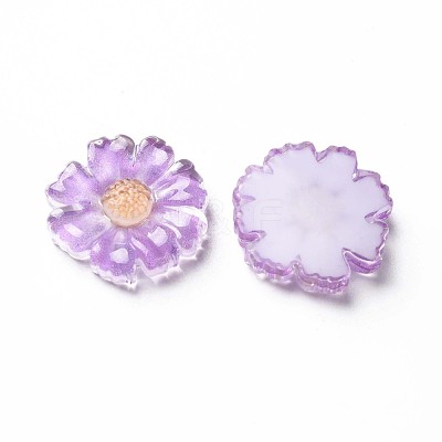 Transparent Epoxy Resin Cabochons CRES-S365-21-1